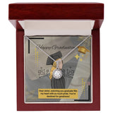 Heartfelt Pride - Sister's Achievement Necklace - Luxury Box w LED - Necklaces