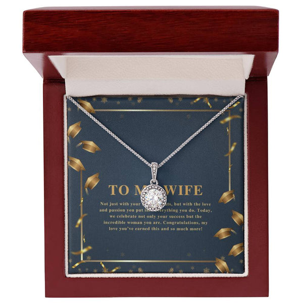 Celebrate Her Success – Eternal Hope Necklace - Luxury Box w LED - Necklaces