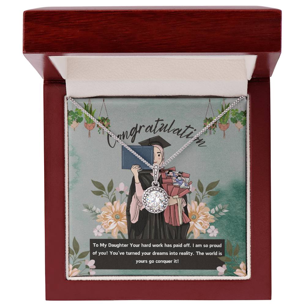 Daughter's Graduation - Eternal Hope Necklace - Luxury Box w LED - Necklaces