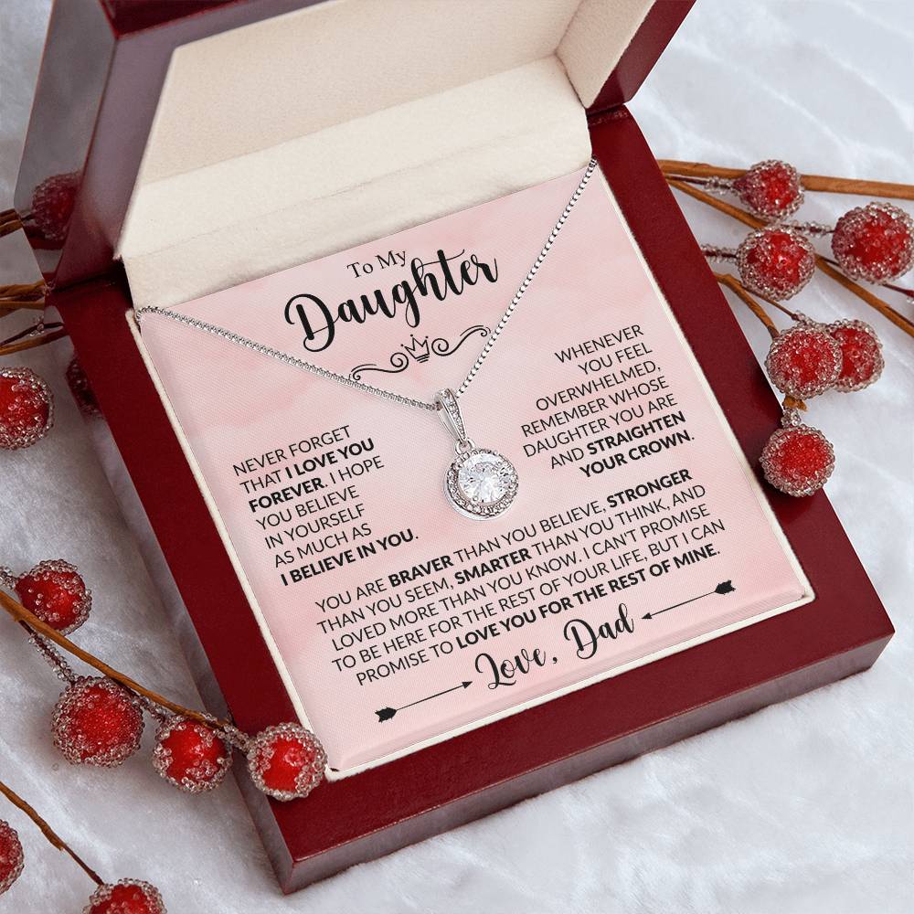 Straighten Your Crown, Daughter - Heartfelt Gift from Dad - - Jewelry