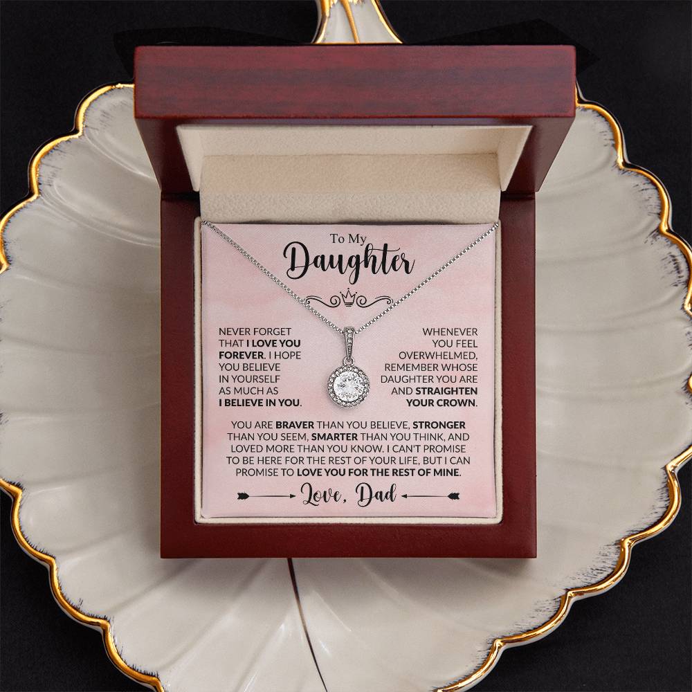 Straighten Your Crown, Daughter - Heartfelt Gift from Dad - - Jewelry