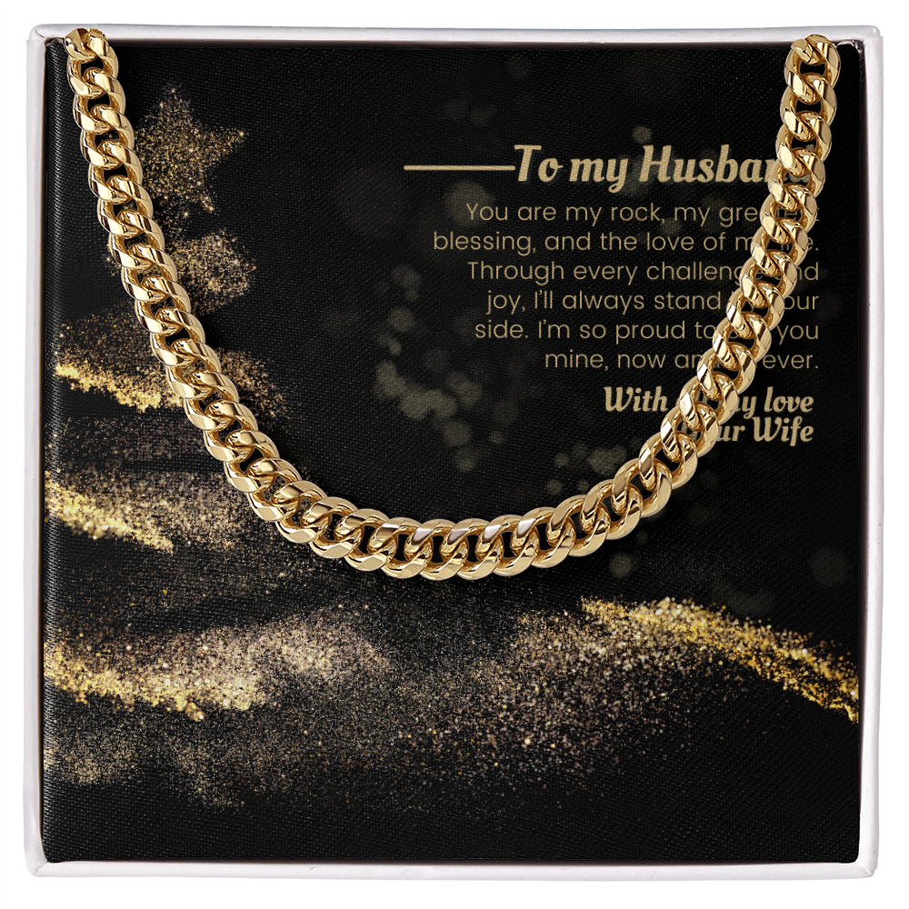 Husband Appreciation – Bold Cuban Chain - - Necklaces