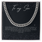 To My Brother – Cuban Link Gift Set - Stainless Steel Standard Box - Necklaces