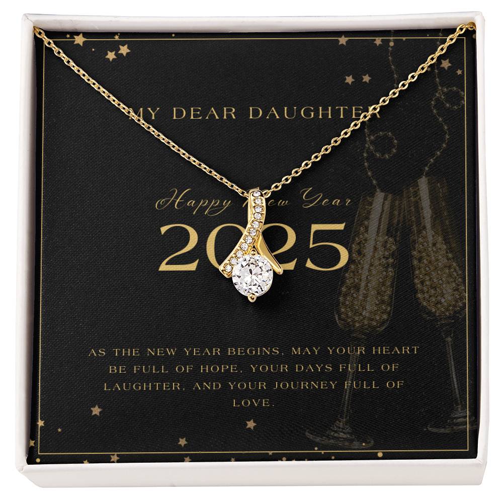 Daughter’s Wish – Necklace & Print Combo - 18K Yellow Gold Finish Standard Box - Necklaces