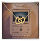 New Year Love – Interlocking Hearts Necklace - 18K Yellow Gold Finish Standard Box - Necklaces