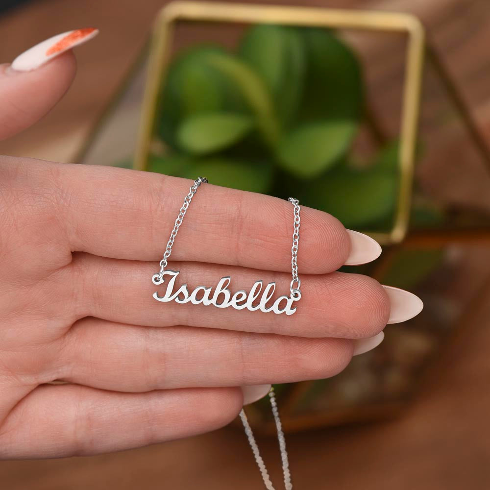 Elegant Custom Name Necklace - A Personal Touch to Your Style - - Necklaces