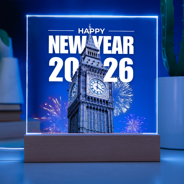 Iconic Big Ben 2026 Plaque – Festive LED Gift - - Acrylic Prints
