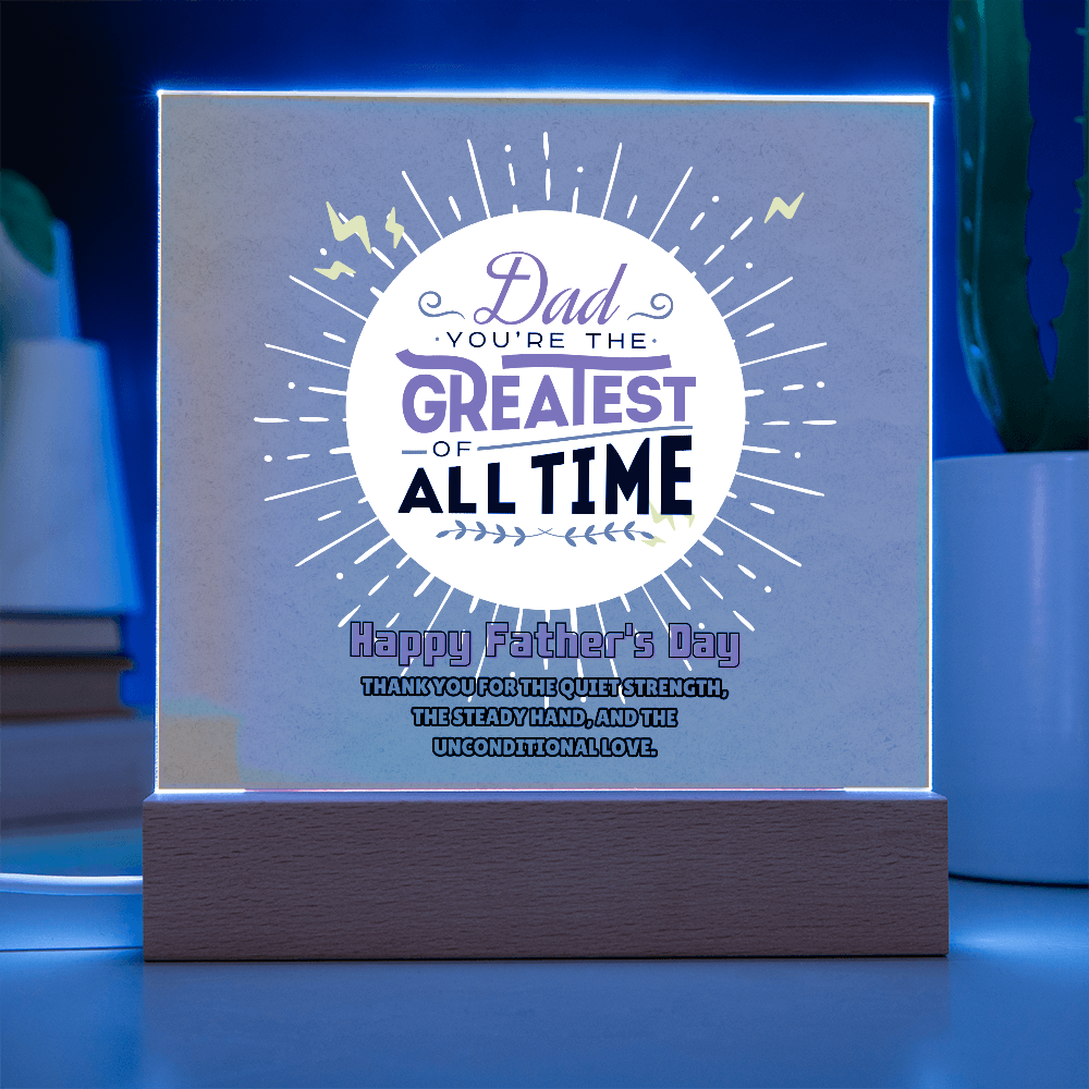Greatest Dad Ever – Memory Plaque - - Acrylic Prints