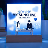 Acrylic Plaque for Wife – You Are My Sunshine Keepsake - - Acrylic Prints