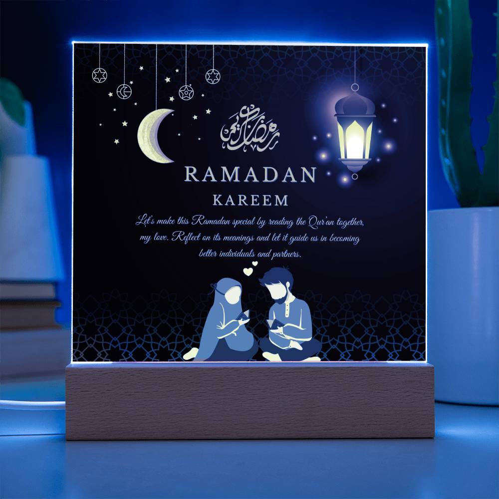Kindness & Positivity - Ramadan Husband Plaque - - Acrylic Prints