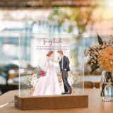 To My Bride Acrylic Plaque – Elegant Wedding Keepsake - - Acrylic Prints