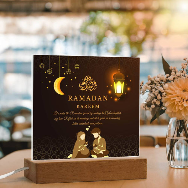 Kindness & Positivity - Ramadan Husband Plaque - - Acrylic Prints