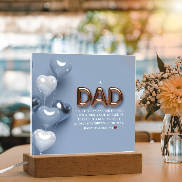 Dad’s Love Shines Bright – Acrylic Keepsake - - Acrylic Prints