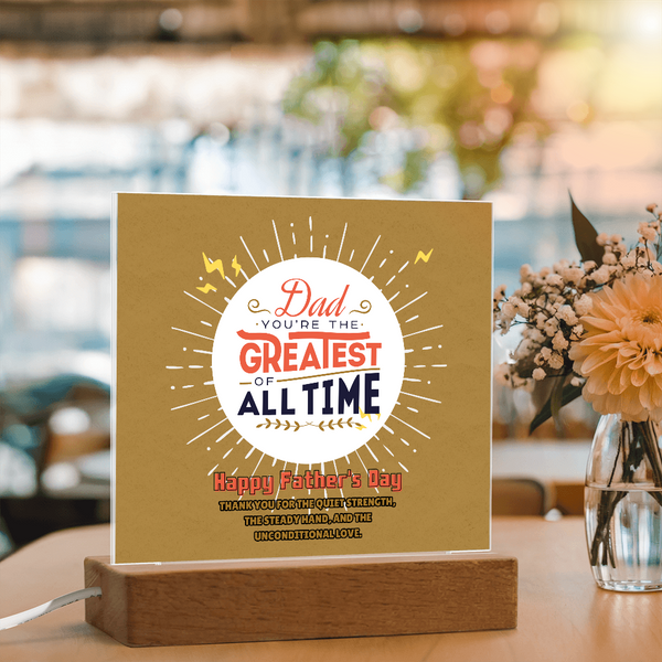 Greatest Dad Ever – Memory Plaque - - Acrylic Prints