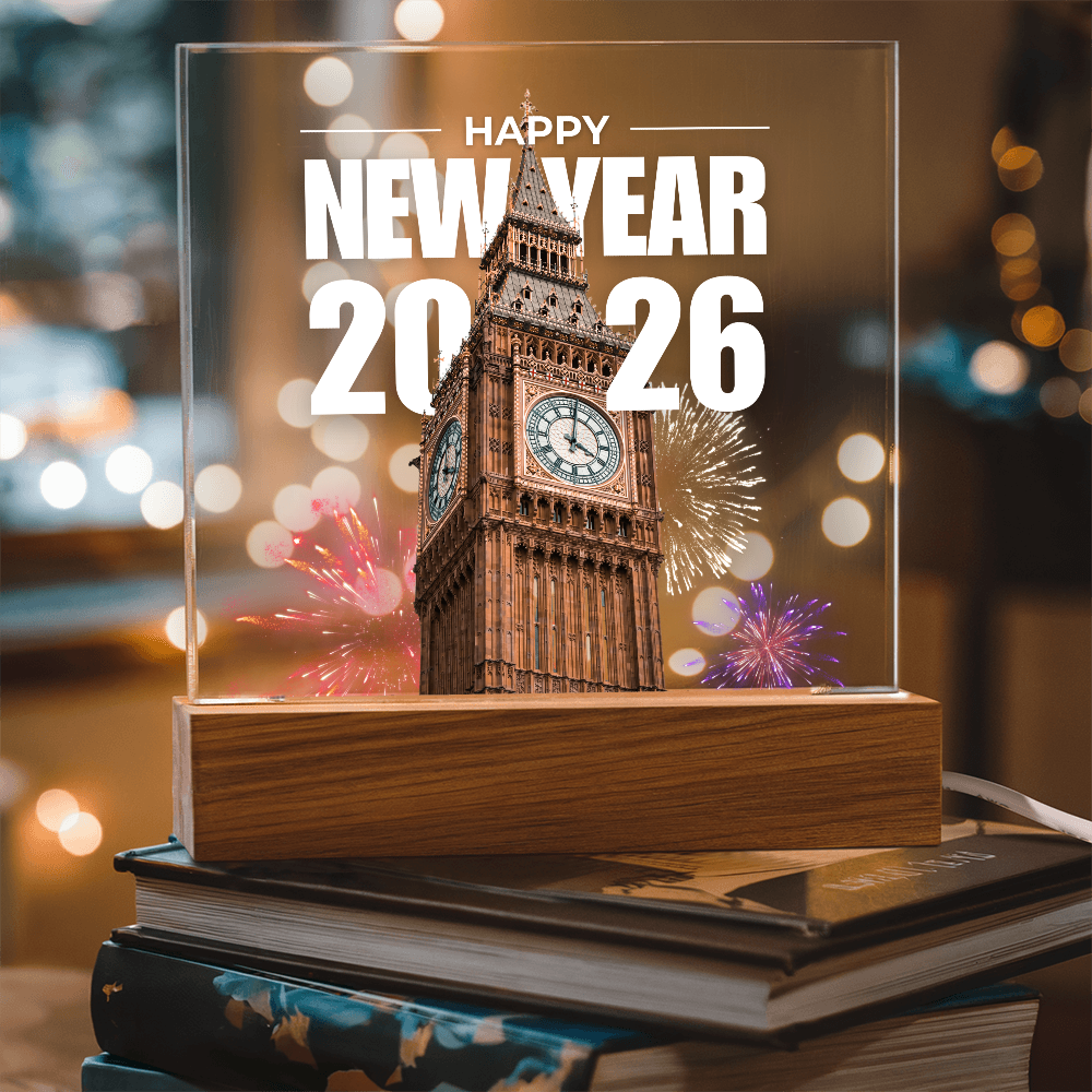 Iconic Big Ben 2026 Plaque – Festive LED Gift - - Acrylic Prints