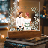 To My Beautiful Bride – Wedding Acrylic Plaque - - Acrylic Prints