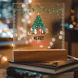 Christmas Tree Magic Acrylic Plaque – Gift Festive Joy - - Acrylic Prints
