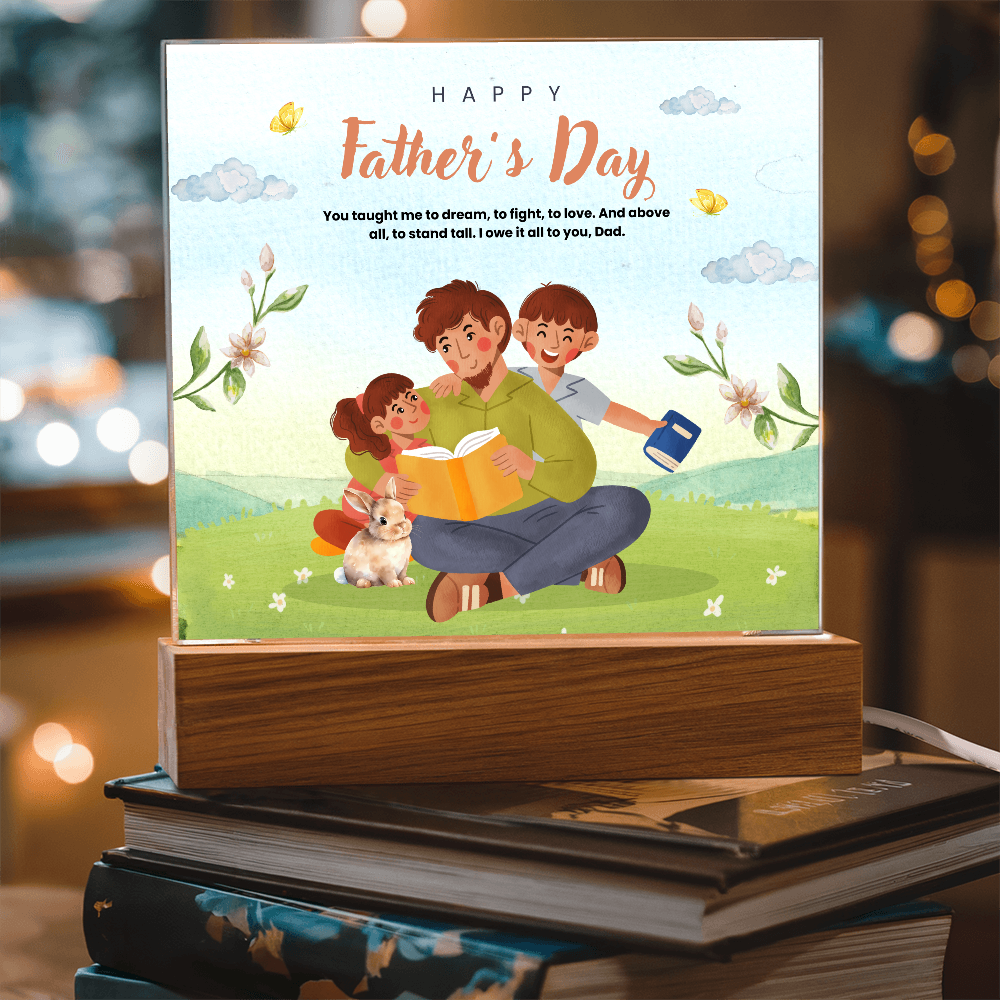 A Father’s Wisdom – Acrylic Gift Plaque - - Acrylic Prints