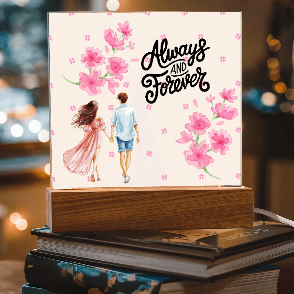 Eternal Love Acrylic Plaque – Perfect Gift for Wife or Girlfriend - - Acrylic Prints