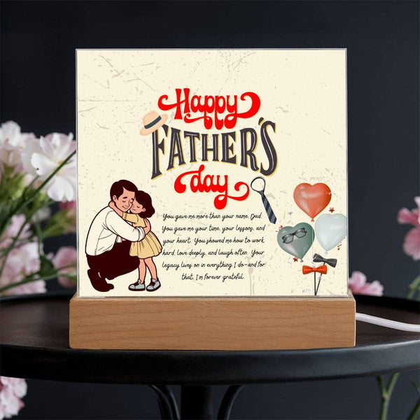 Dad, My Forever Hero – Acrylic Plaque Gift - - Acrylic Prints