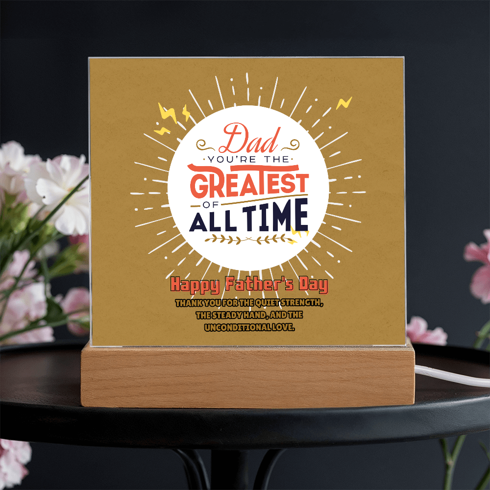 Greatest Dad Ever – Memory Plaque - - Acrylic Prints