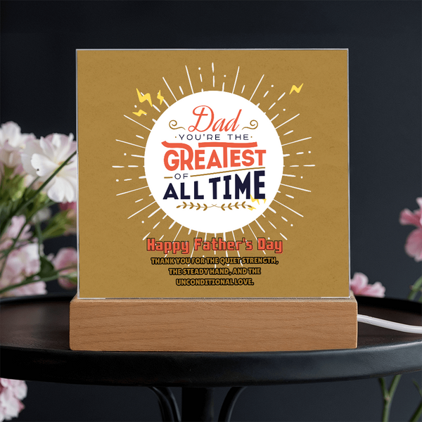 Greatest Dad Ever – Memory Plaque - - Acrylic Prints