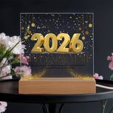 Elegant New Year Plaque 2026 – Gift of Memories - - Acrylic Prints