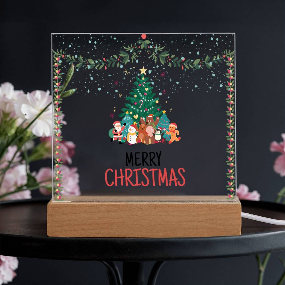 Christmas Tree Magic Acrylic Plaque – Gift Festive Joy - - Acrylic Prints