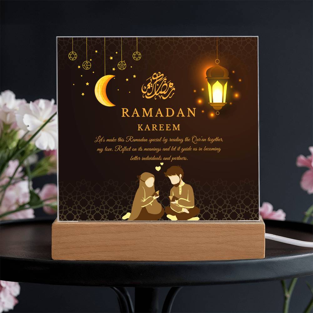 Kindness & Positivity - Ramadan Husband Plaque - - Acrylic Prints