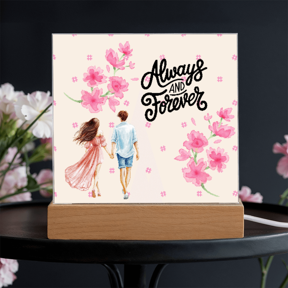 Eternal Love Acrylic Plaque – Perfect Gift for Wife or Girlfriend - - Acrylic Prints
