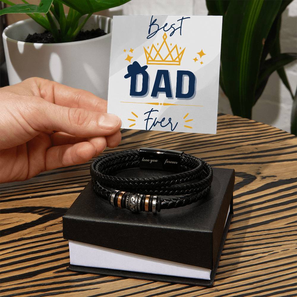 Crown Him with Love – Men’s Bracelet Gift for Dad - - Bracelets