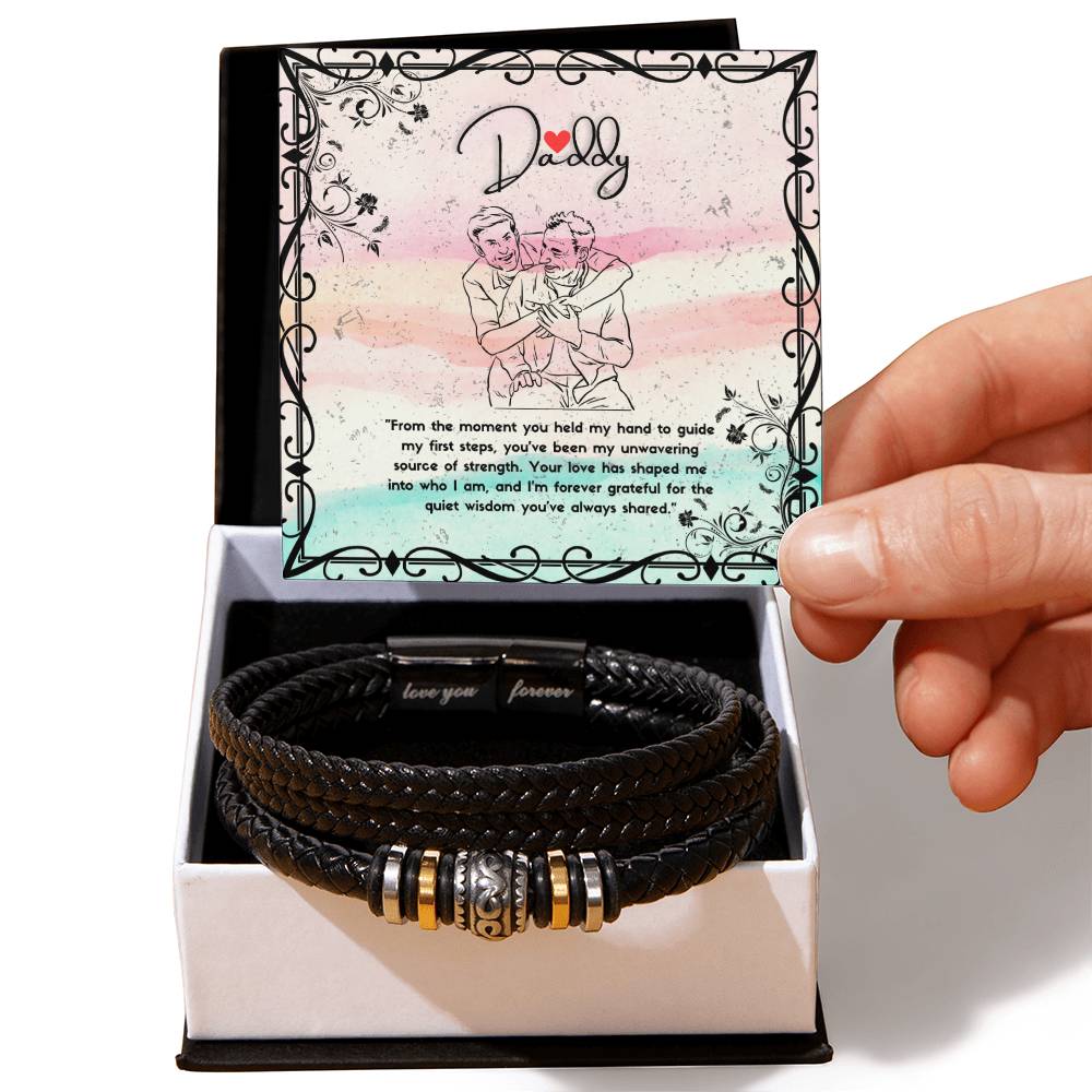 Embrace of Generations - Father's Love Bracelet - Two Tone Box - Jewelry