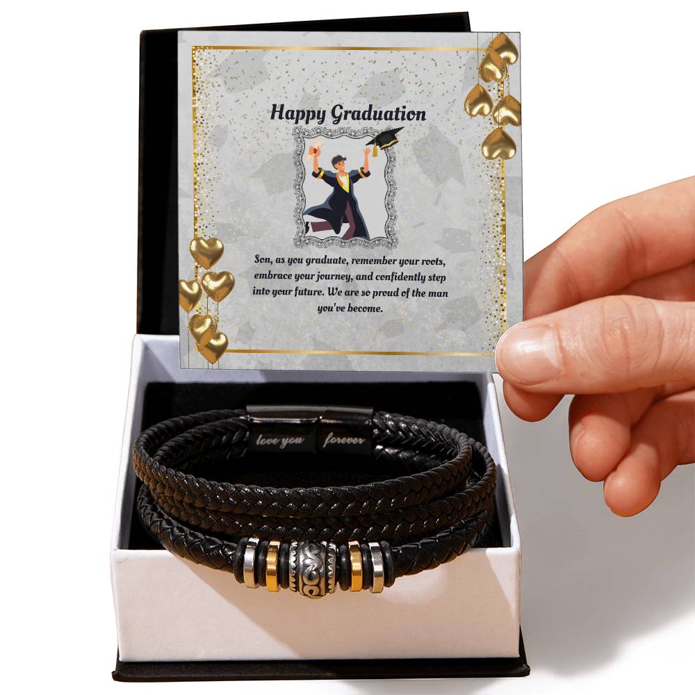 Son's Triumph - Graduation Keepsake & Love Band - Two Tone Box - Bracelets