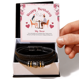 Romantic Birthday Bracelet Gift for Boyfriend - Two Tone Box - Bracelets