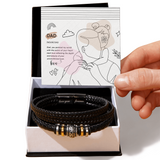 Sentimental Bracelet – For the Dad Who Shaped You - Two Tone Box - Bracelets