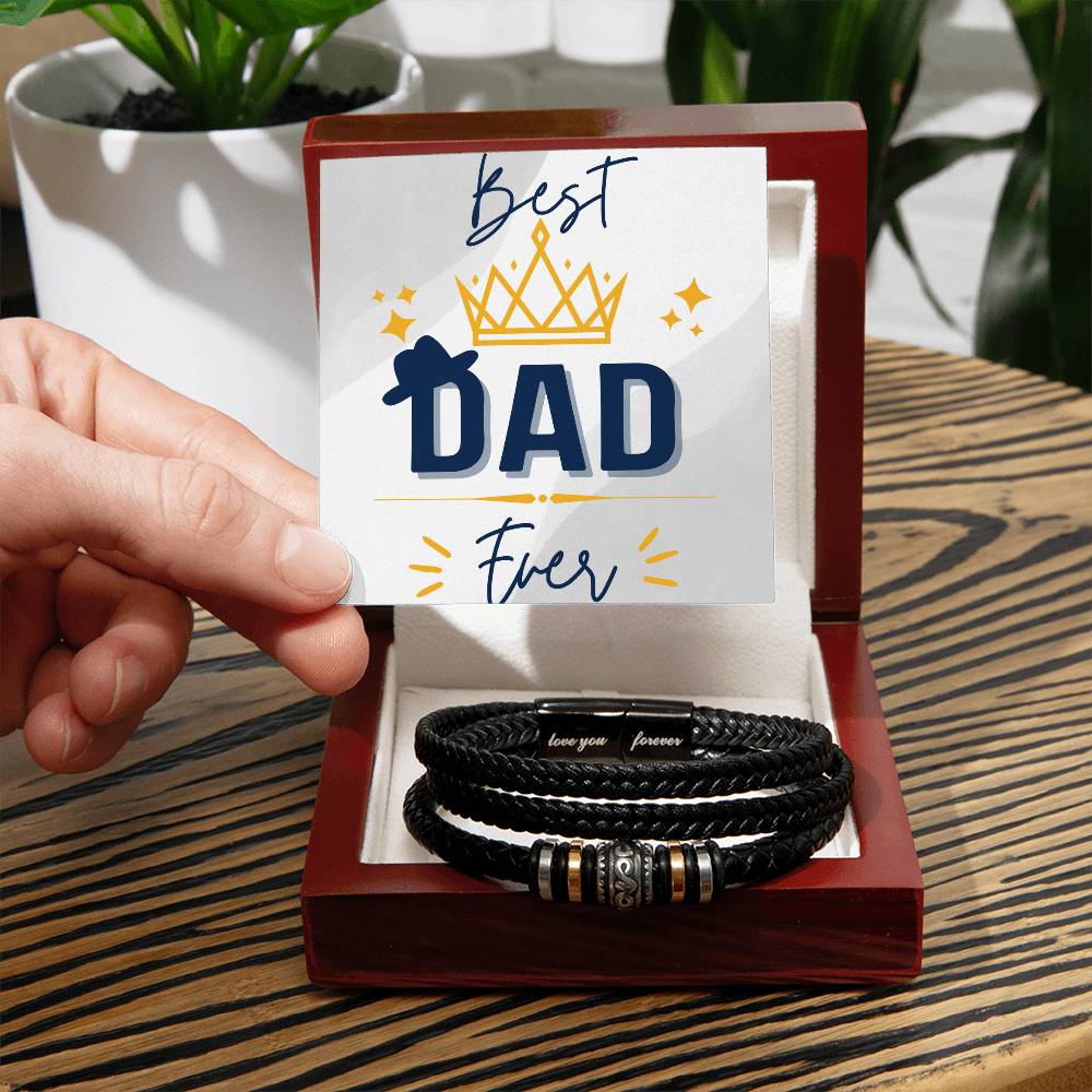 Crown Him with Love – Men’s Bracelet Gift for Dad - - Bracelets