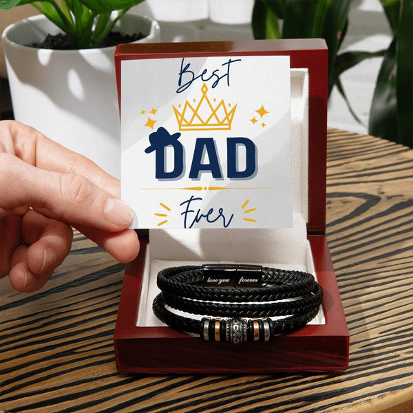 Crown Him with Love – Men’s Bracelet Gift for Dad - - Bracelets