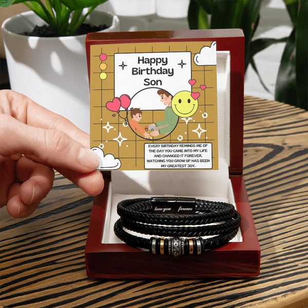 Son’s Birthday Celebration Bracelet - Forever Loved - - Bracelets