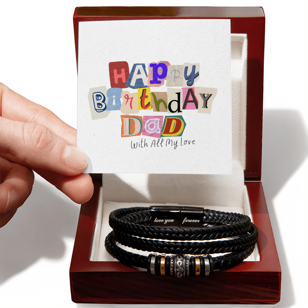 Gift of Forever – Bracelet for Dad - Luxury Box w LED - Bracelets