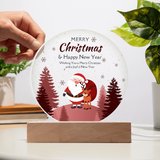 Merry Christmas LED Plaque – Heartwarming Holiday Gift - - Acrylic Prints