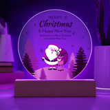 Merry Christmas LED Plaque – Heartwarming Holiday Gift - - Acrylic Prints