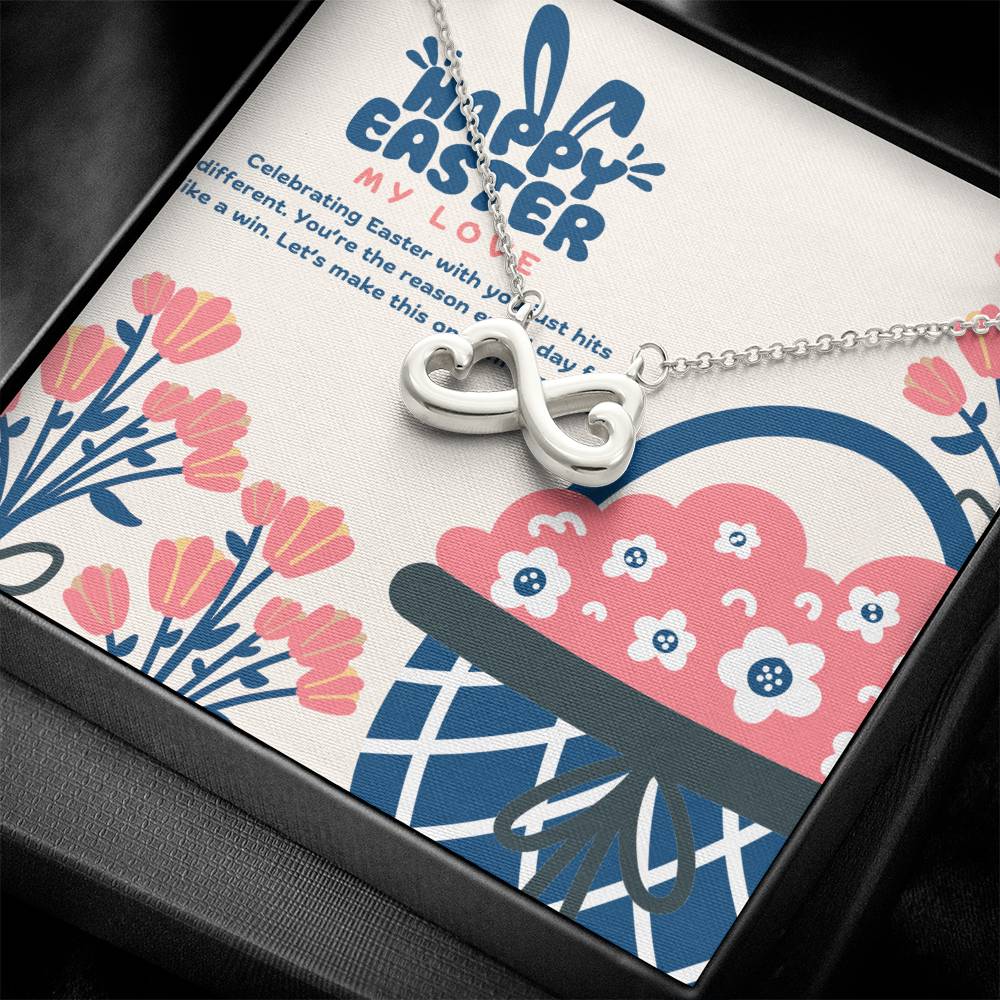 Infinity Heart Necklace – Easter Love for Your Forever Person - - Necklaces
