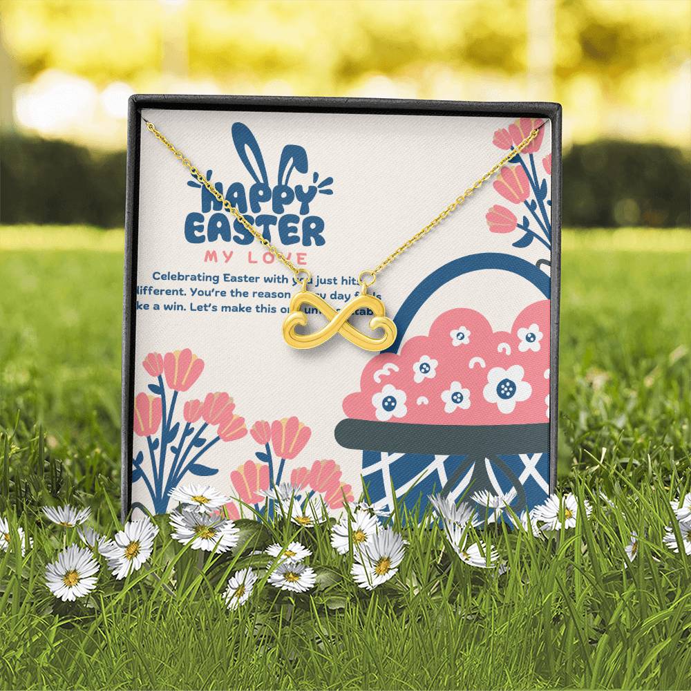 Infinity Heart Necklace – Easter Love for Your Forever Person - - Necklaces