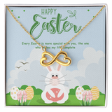 Complete Life Easter - Infinity Heart Necklace - 18k Yellow Gold Finish Standard Box - Necklaces
