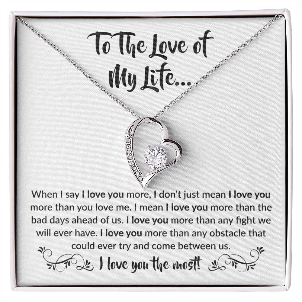 "I Love You the Most" - Heartfelt Gift for Couples - - Jewelry