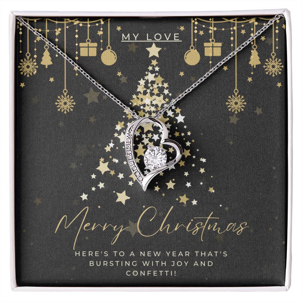 Golden Wishes - A Christmas Card for Someone Special - - Necklaces