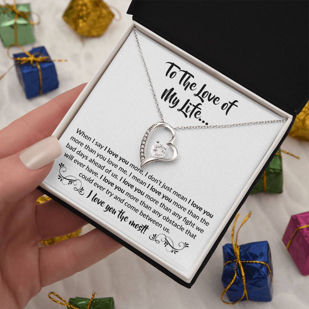 "I Love You the Most" - Heartfelt Gift for Couples - - Jewelry