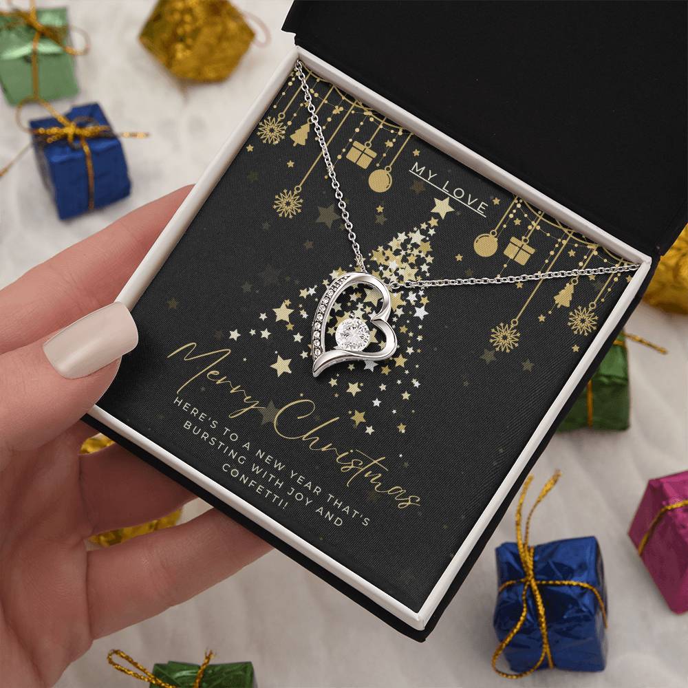 Golden Wishes - A Christmas Card for Someone Special - - Necklaces