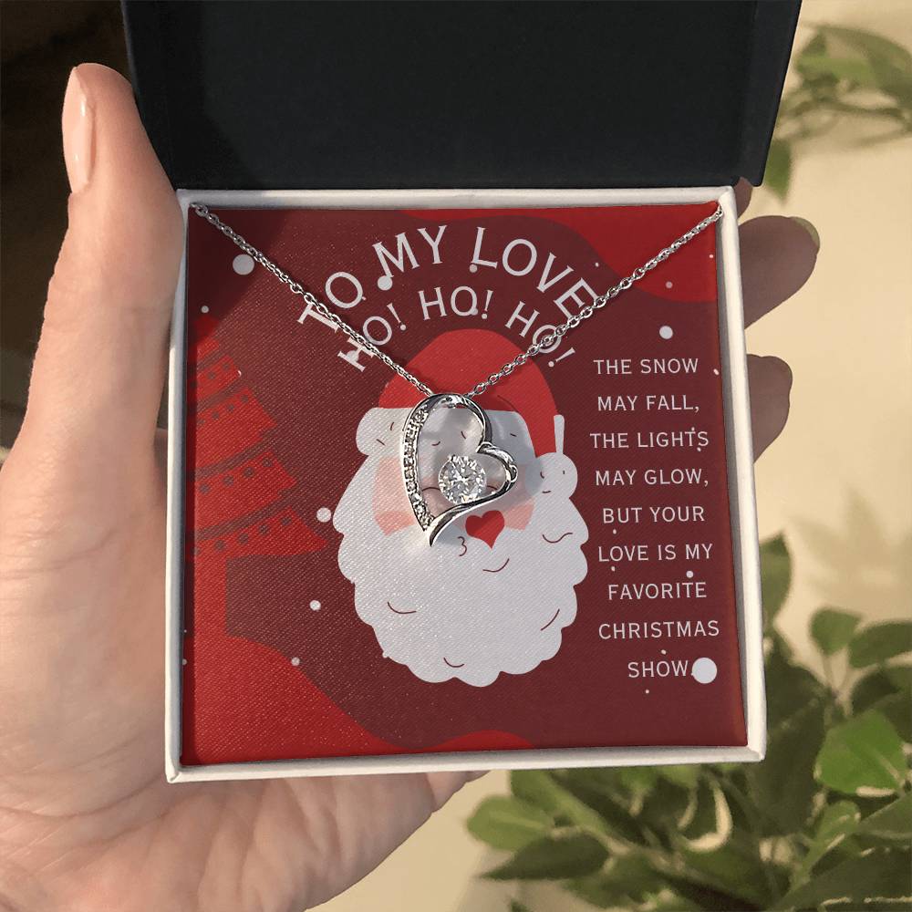 Love is My Favorite Christmas Show - A Card for Your Beloved - - Necklaces