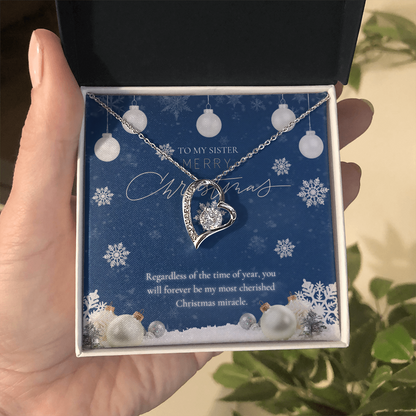 Sisterly Love – Forever Love Necklace - 18k Yellow Gold Finish Standard Box - Necklaces